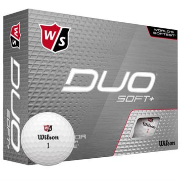 Golf bolde Wilson Staff Duo+ Soft White (12 stk)